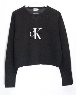 calvin klein cropped jumper