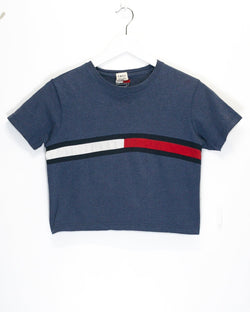 tommy hilfiger t shirt crop top