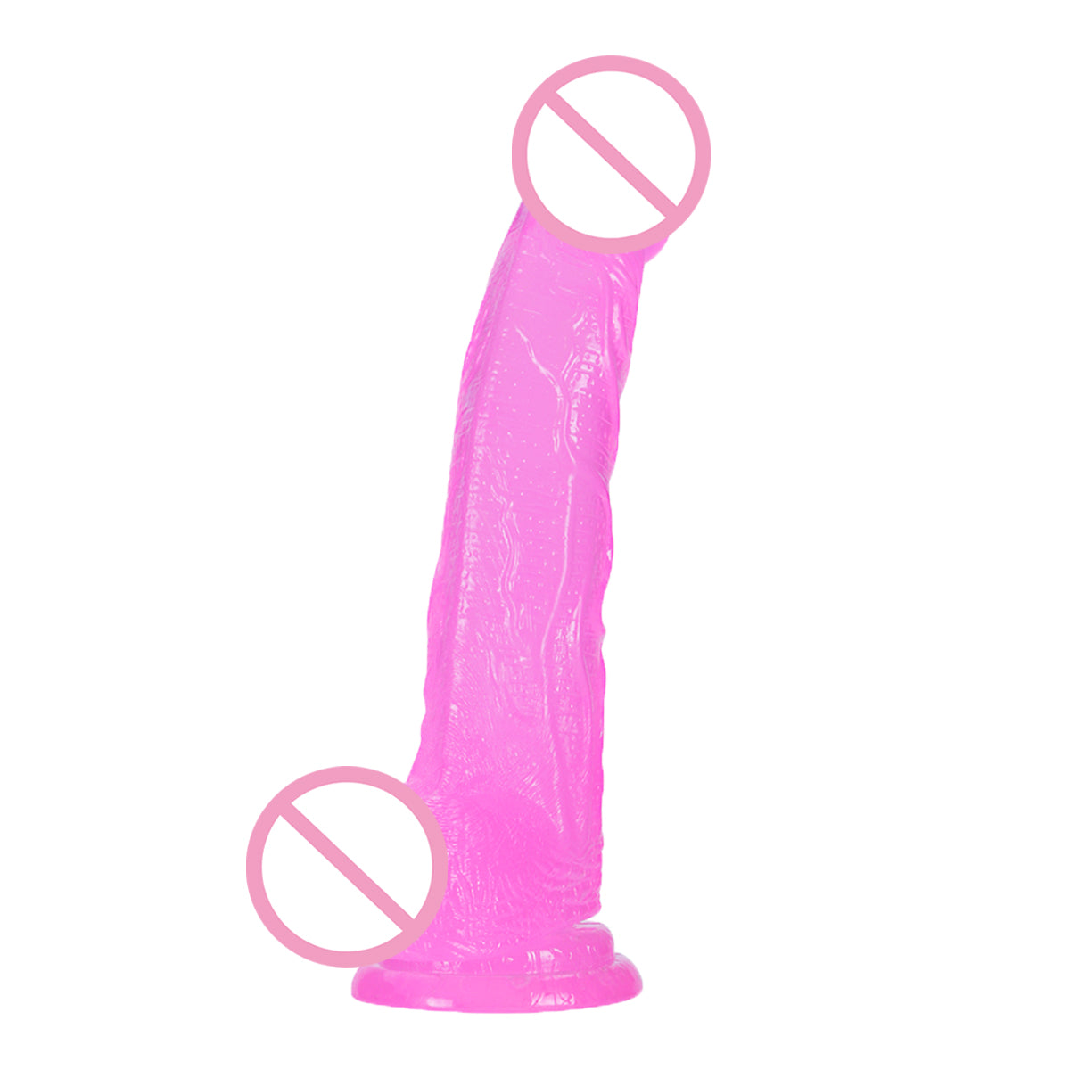 8 Inch Crystal Strong Suction Cup Realistic Dildo - Picture 11 of 15