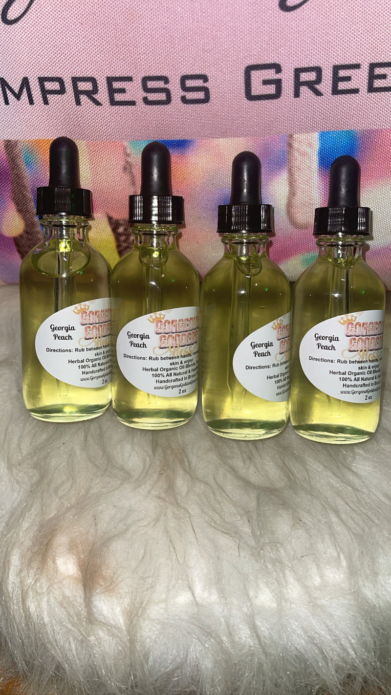 Georgia Peach moisturizing Body Oils