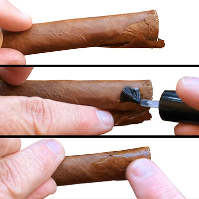 LUBINSKI Cigar Glue Cracked Cigar Wrapper Repair 100% National Crack Sealer  Repaire Unraveling Damage Cigars Accessories CS-013