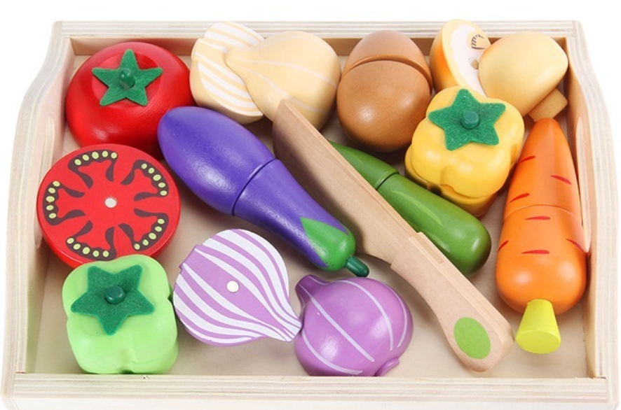 Plantoys Jouets En Bois Jeu De Fruits Et Légumes à Prix Carrefour