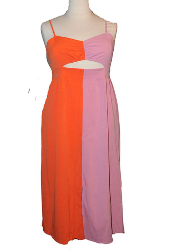 Curvy Sense Orange Faux Wrap Ruffle Dress, Size 2X – The Plus Bus Boutique