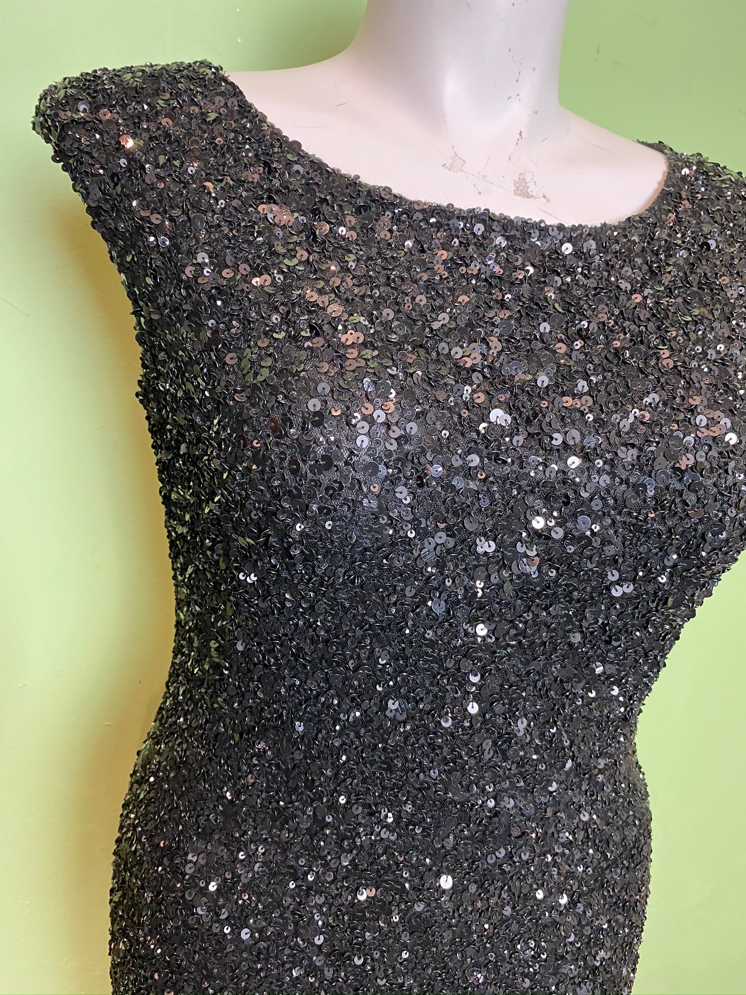 marina navy sequin dress