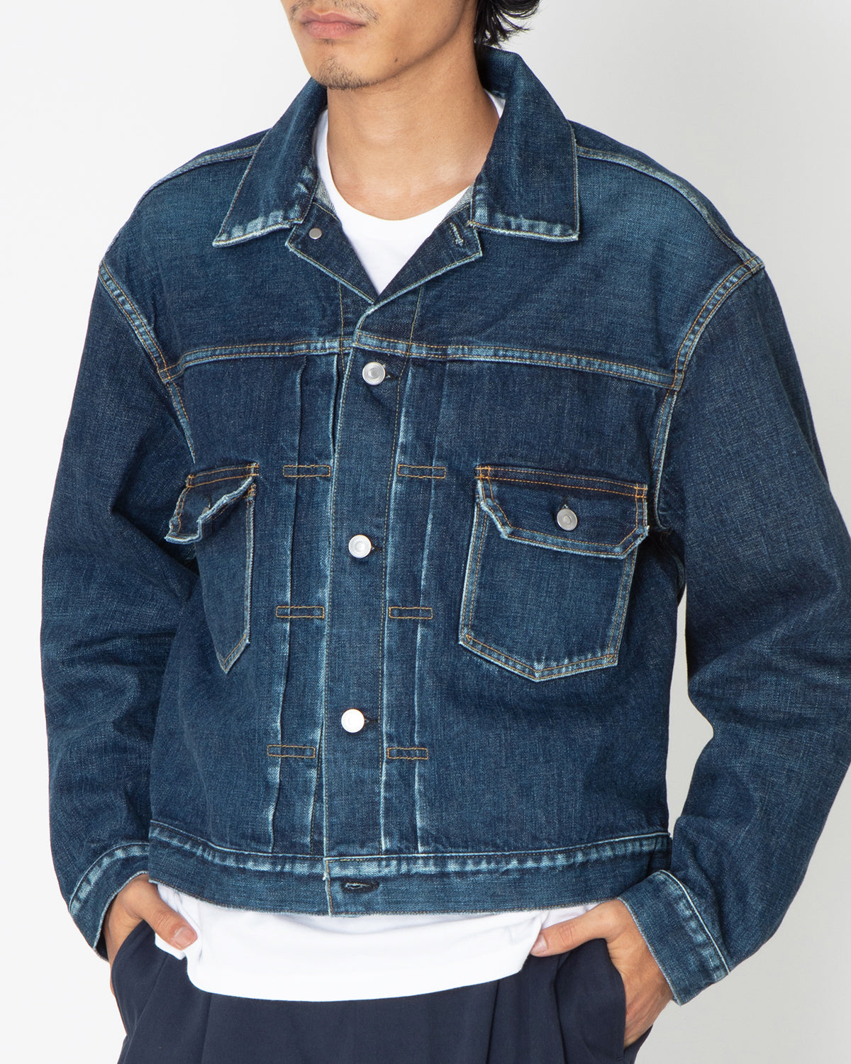 アウトレット廉価 アプレッセ 2nd Type Denim Jacket Size 46 Gジャン