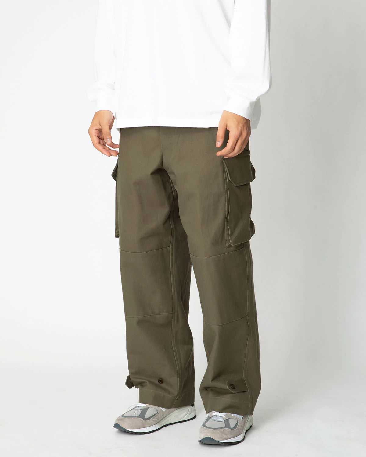 Cotton Serge 47 Pants OLIVE サイズ2 大特価放出！ atfd-tunisie.org