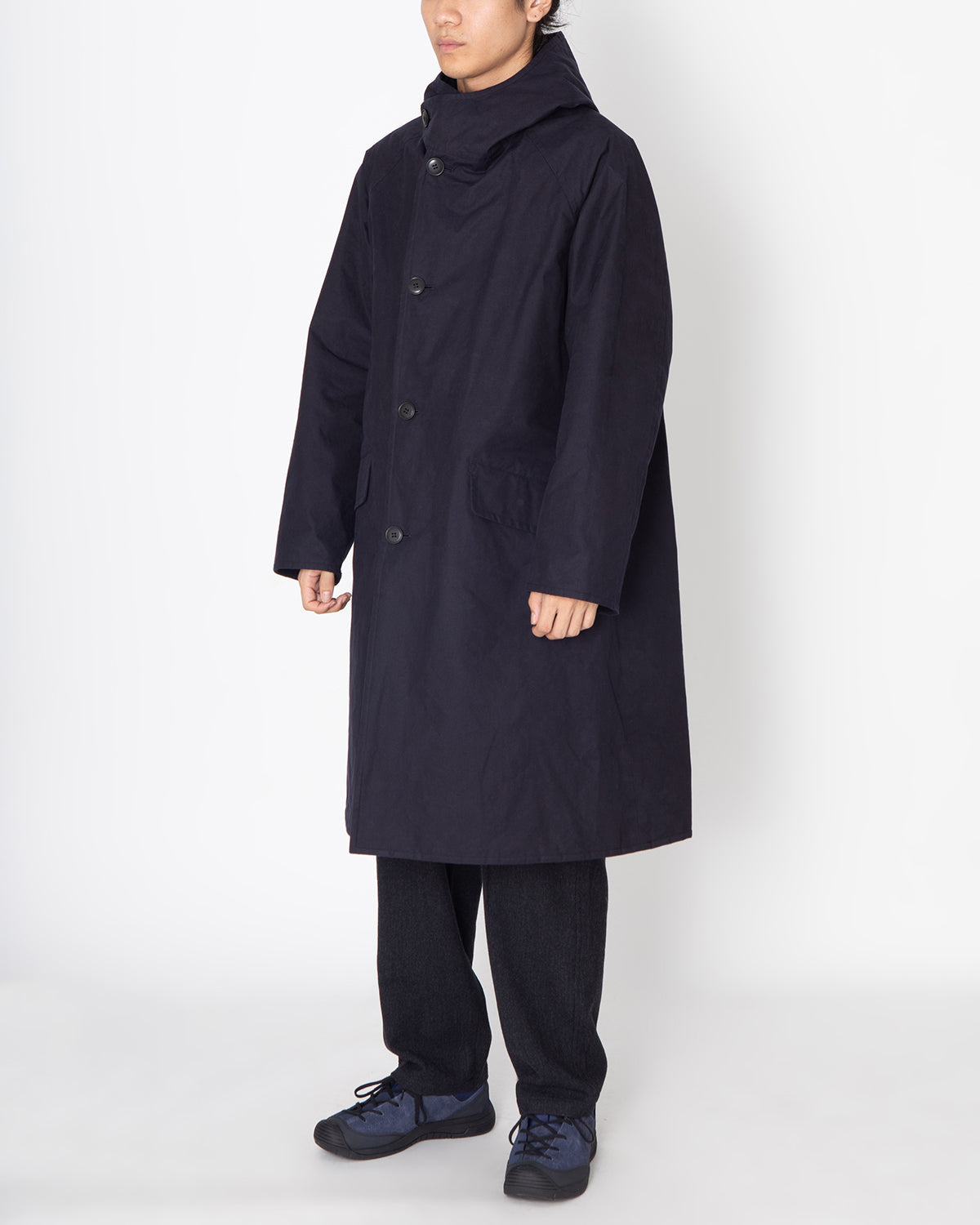 COMOLI hooded coat-