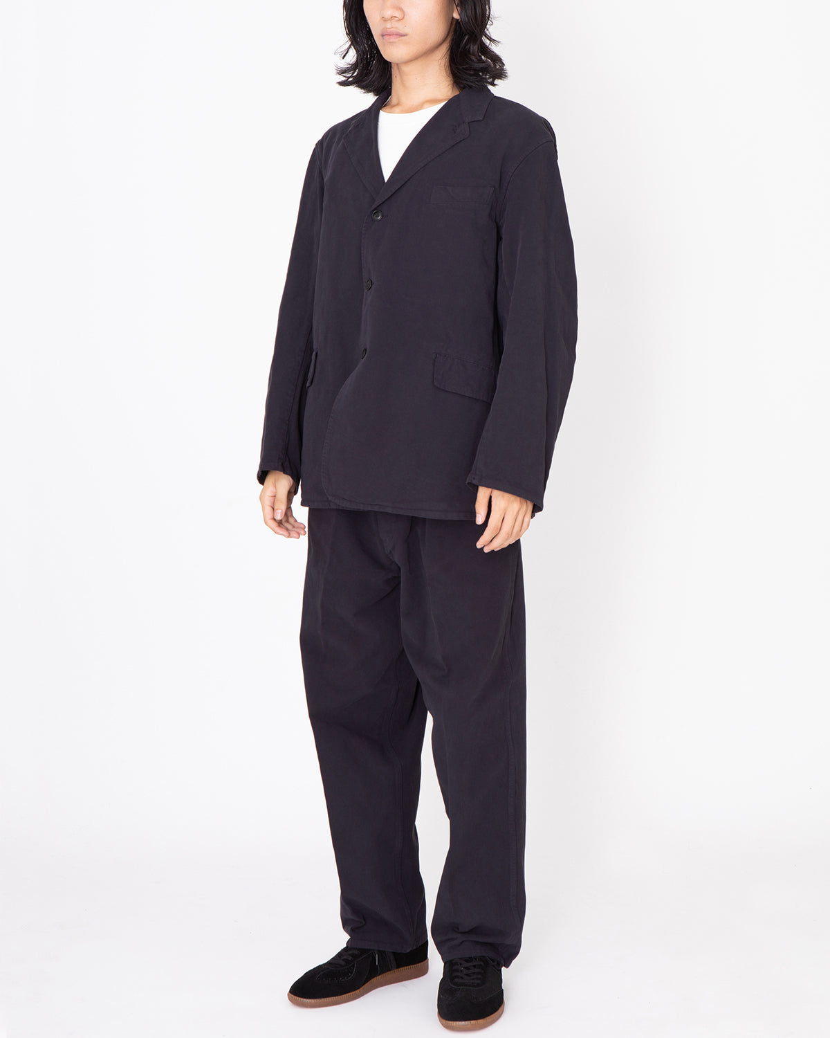 COMOLI / コモリ製品染 ベルテッドパンツ 22aw size1 黒 | ochge.org