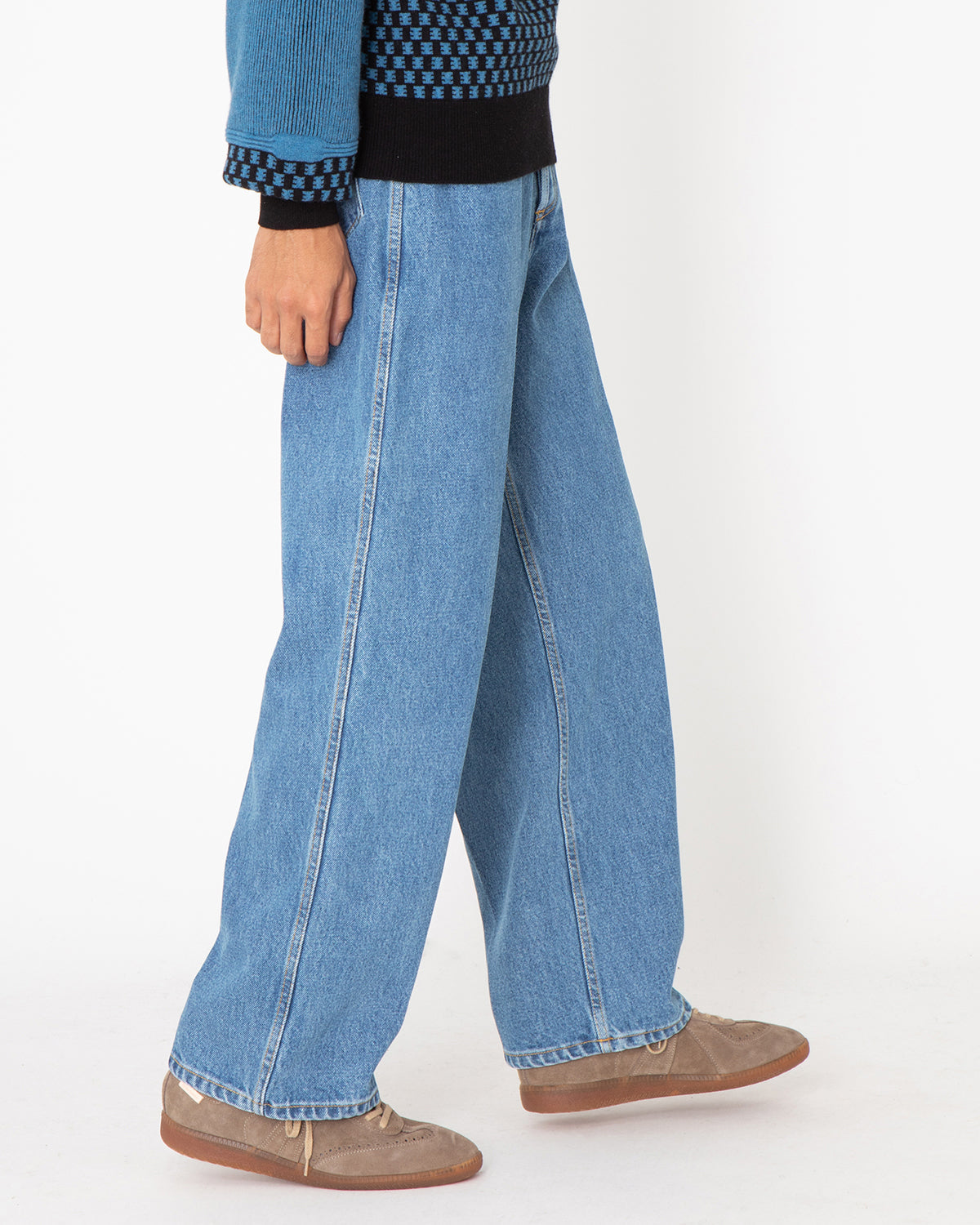 クリスタセヤ Bleached Denim High Waisted Jeansパンツ - www ...
