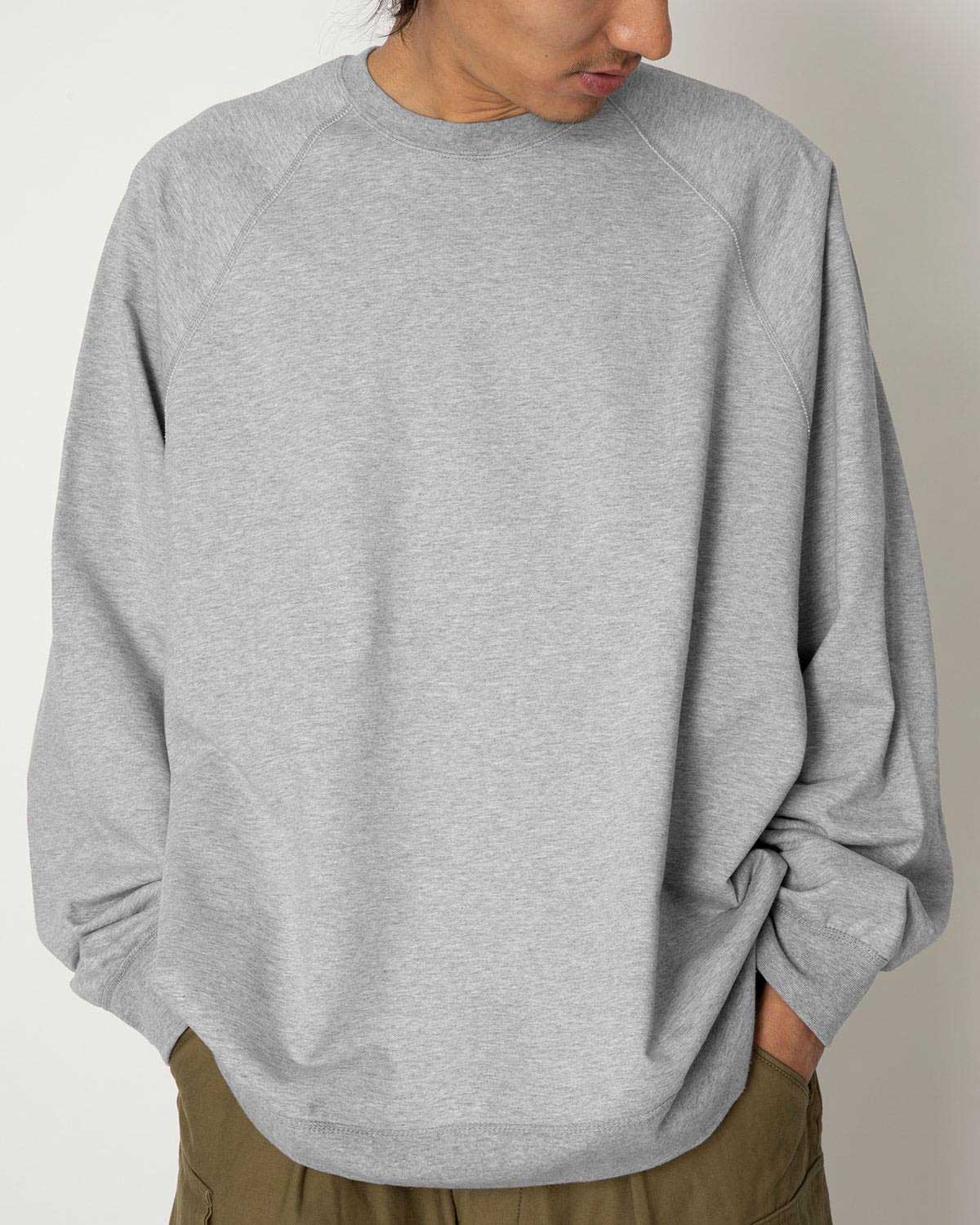 ULTRA COMPACT TERRY CREW NECK SWEATER