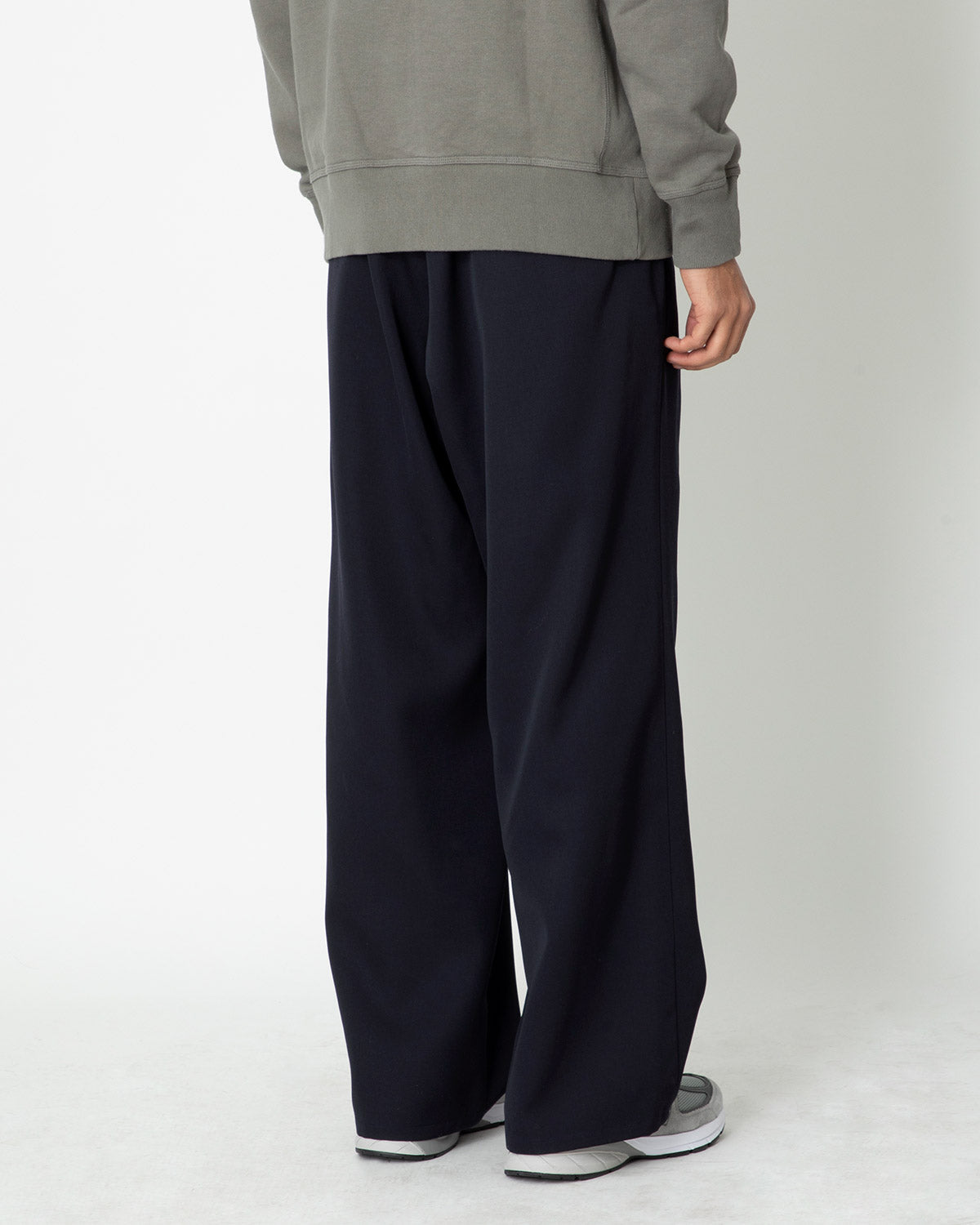 scale off wool wide chef pants グラフペーパー | www.forstec.com