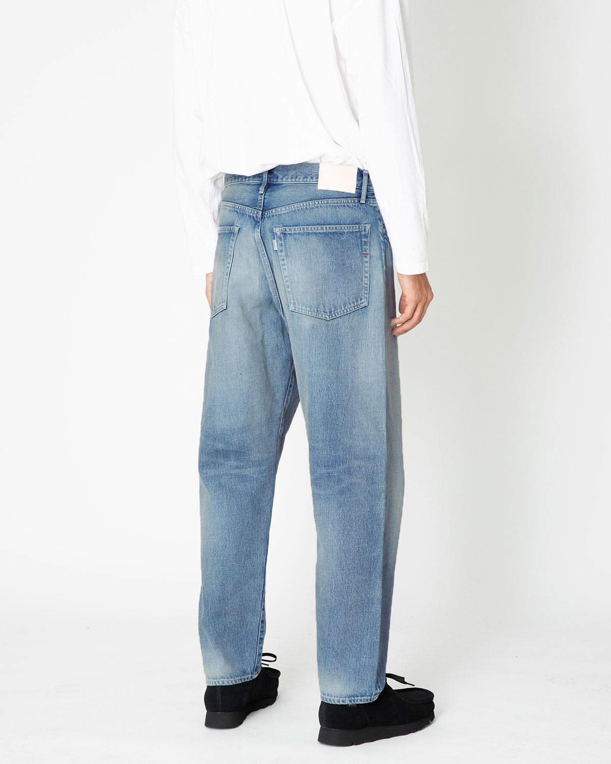 SELVAGE DENIM FIVE POCKET TAPERED PANTS