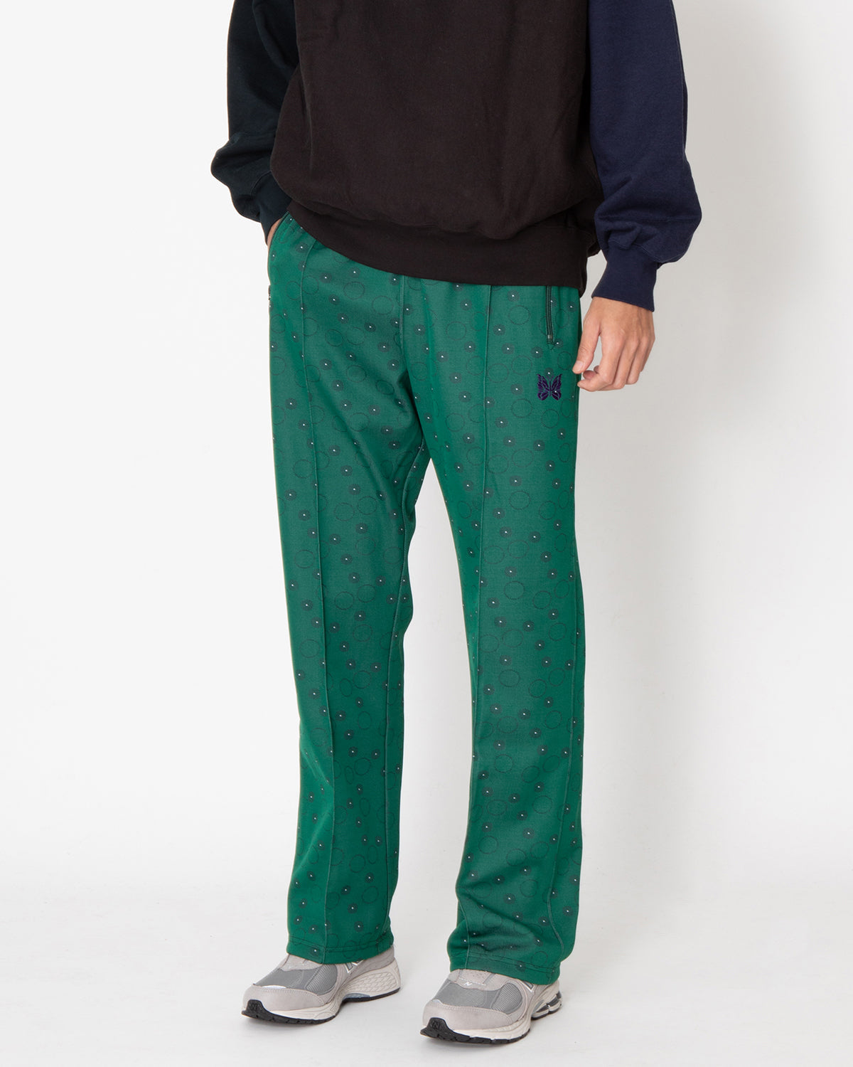 needles ZIPPED TRACK PANTS-POLY JQ. 純正特売 www.m