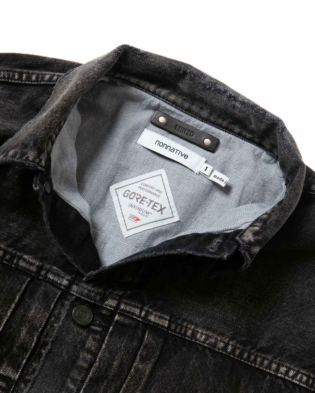 nonnative MINEDENIM DENIM TRUCKER JACKET portmoremissionarychurch.org