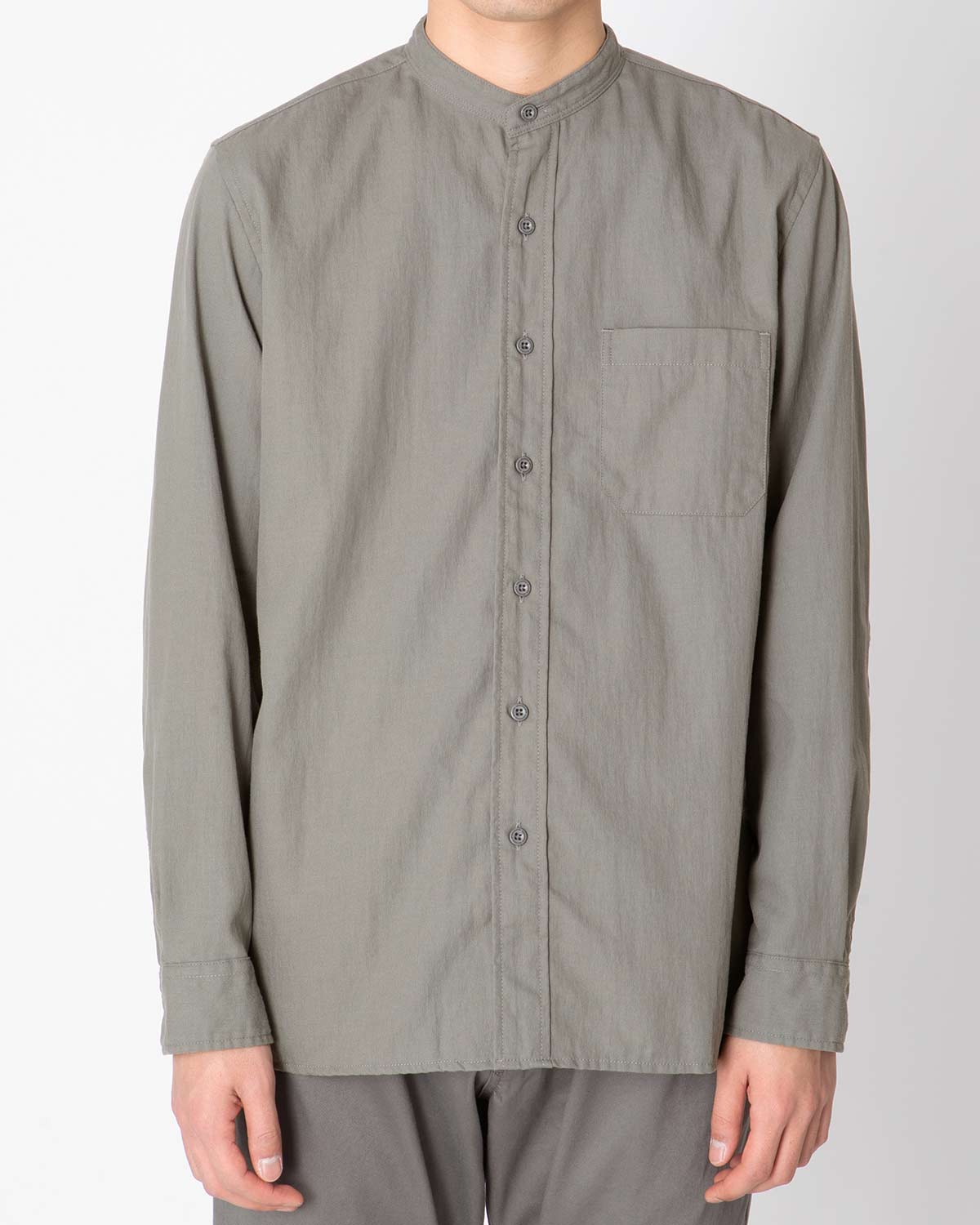 blurhms ROOTSTOCK / stand collar shirt | estudioalora.com