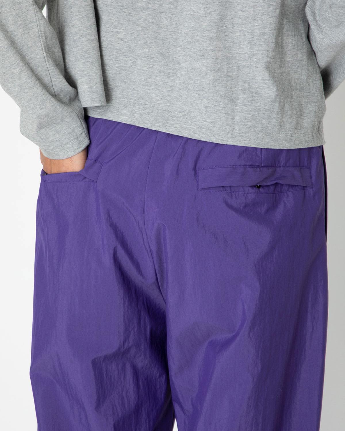 WASHED COTTON NYLON WEATHER EASY PANTS