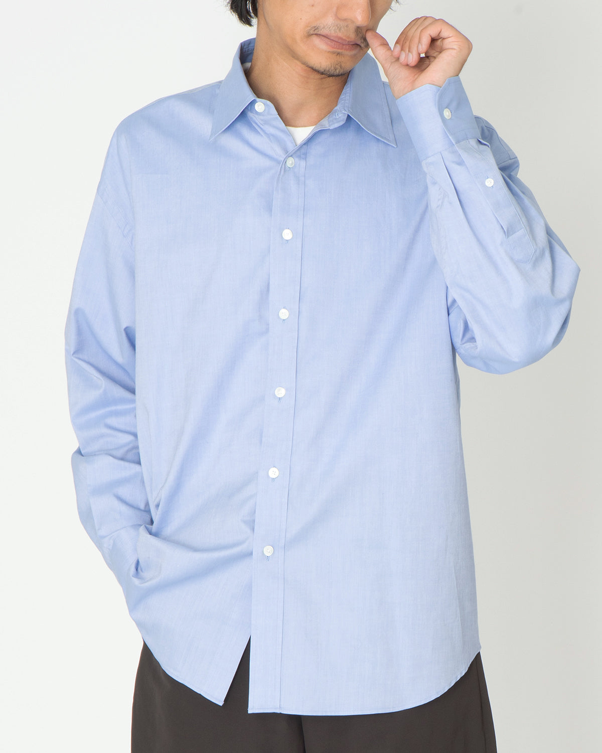 AURALEE FINX OX CHAMBRAY SHIRTS - greatriverarts.com