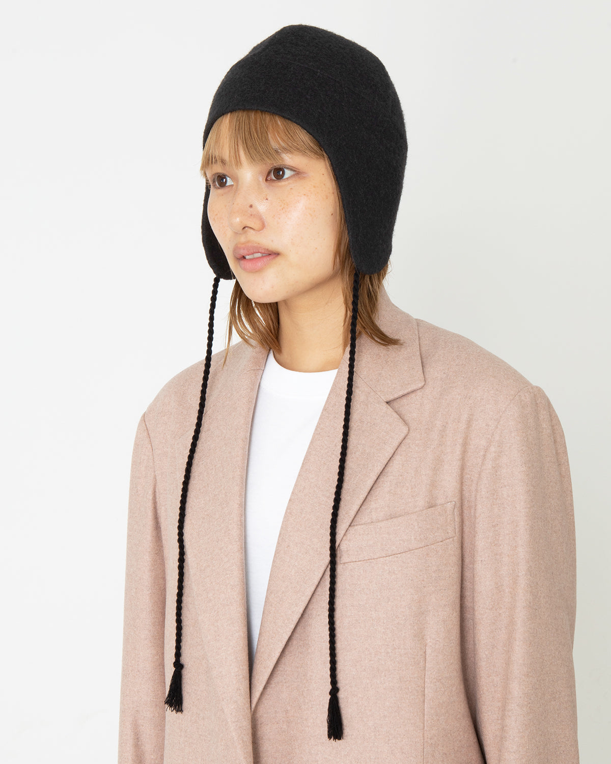 頭周り55cmAURALEE 22AW BABY CAMEL MELTON CAP 帽子