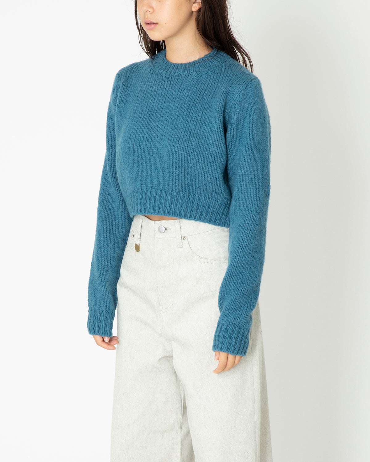 AURALEE WOOL BABYCAMEL BRUSHED YARN KNIT - ニット/セーター