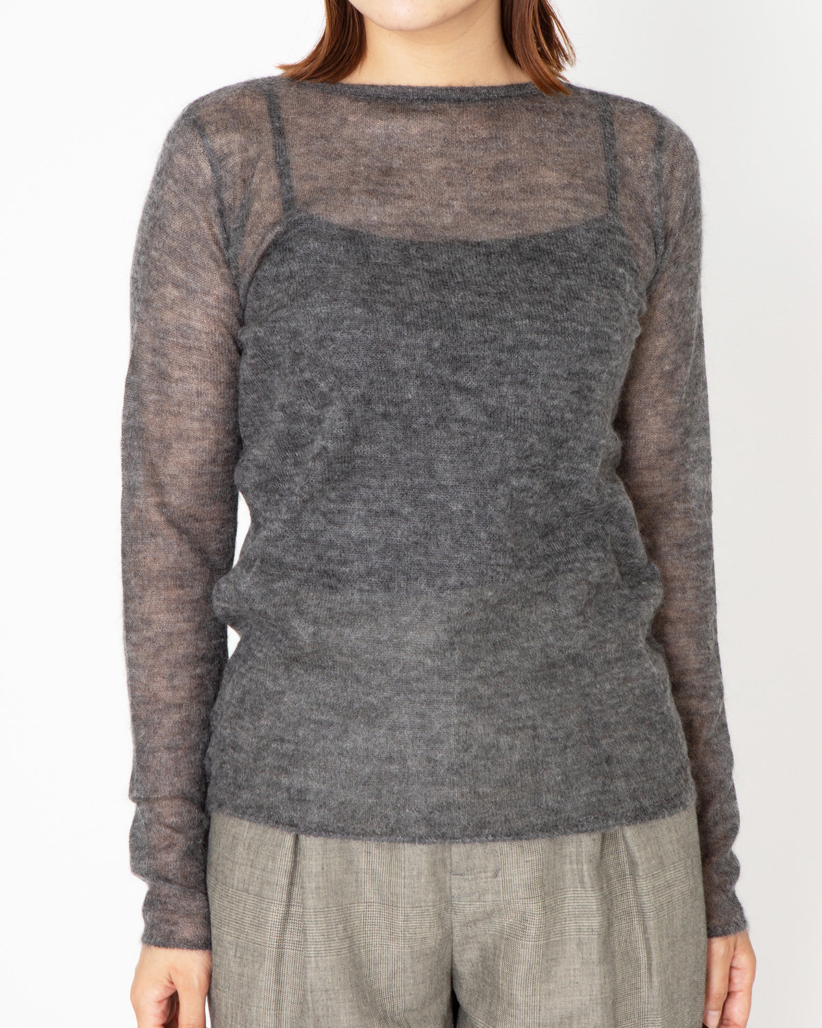 楽天スーパーセール】 SHEER 新品 KID KNIT MOHAIR TURTLE ニット