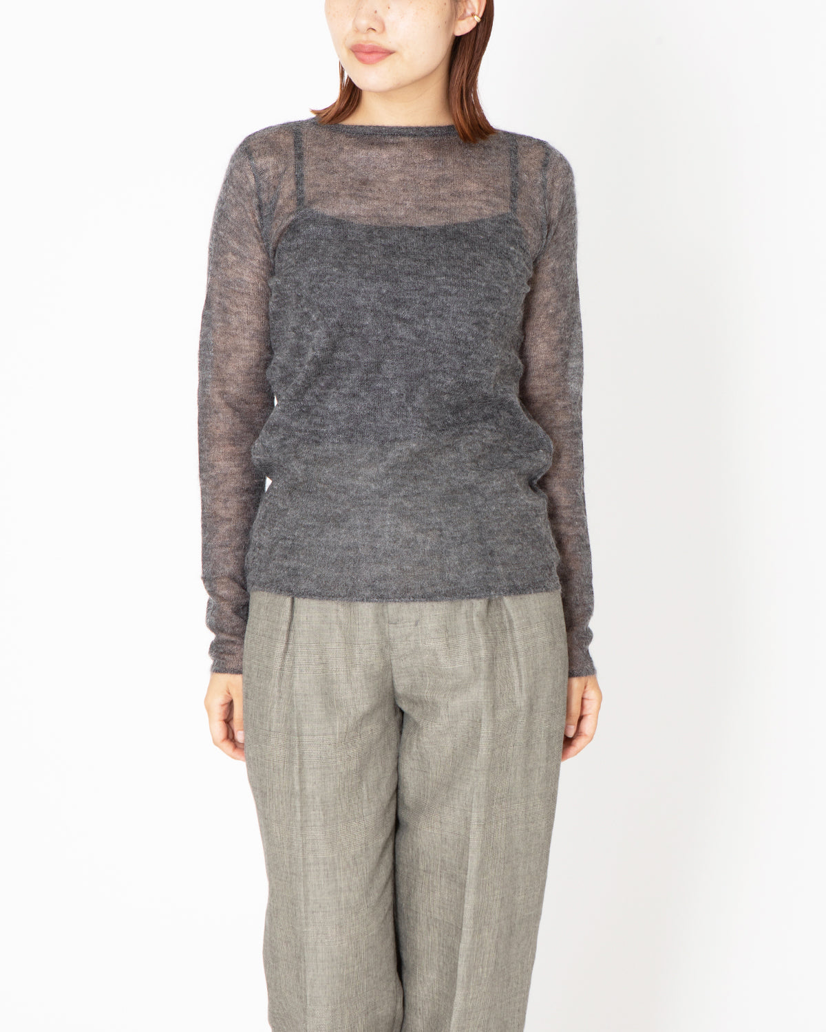 楽天スーパーセール】 SHEER 新品 KID KNIT MOHAIR TURTLE ニット