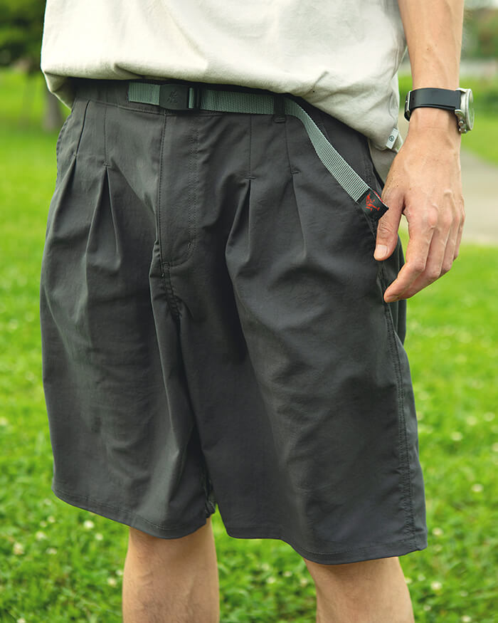 GRAMICCI × nonnative WALKER EASY PANTS / SHORTS POLY TWILL STRETCH