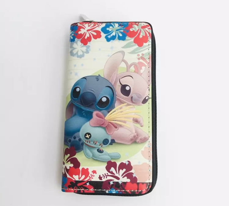 Angel & Stitch Floral (see sample images of wallet interior)