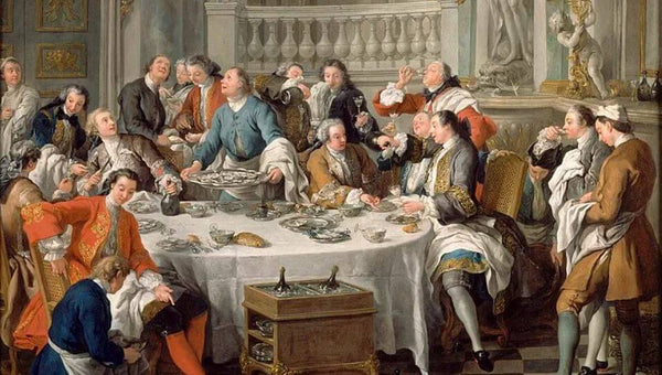 Le déjeuner d'huitres - Jean-François de Troy - Champagne