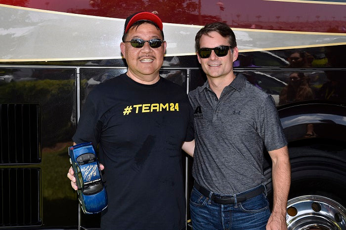 3-5 July, 2015, Daytona Beach, Florida USA Jeff Gordon VIP Meet and Greet ©2015, Nigel Kinrade NKP