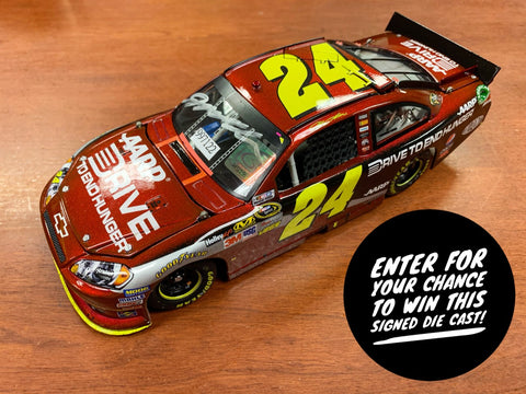 Enter the Autographed Jeff Gordon Die Cast Contest Giveaway