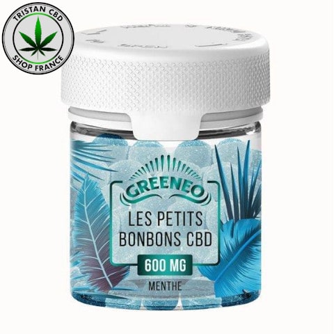 Bonbons CBD Greeneo Menthe 600mg | tristancbd.com®