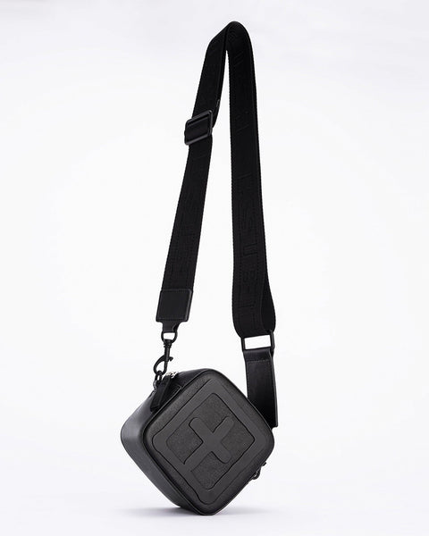 Off-White Black Brushed Mini Crossbody Bag Off-White