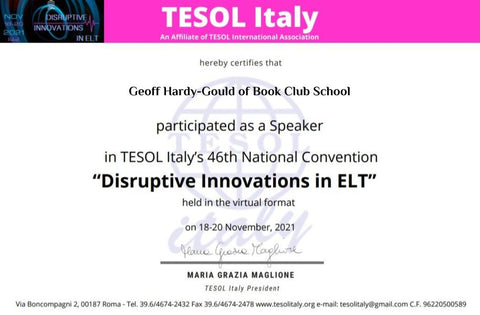 TESOL Italia certificate