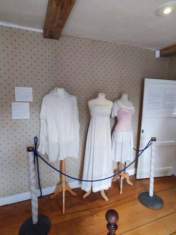 Mr Darcy's shirt and Miss Bennet's dress