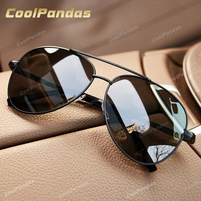 AOWEAR Men's Aviation Sunglasses Men Polarized Mirror Sunglass for