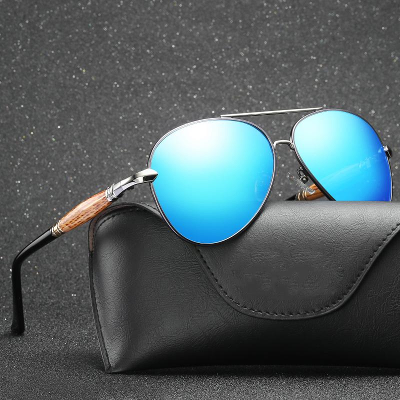 Men's Vintage Aluminum Polarized Sunglasses Classic Brand Coating