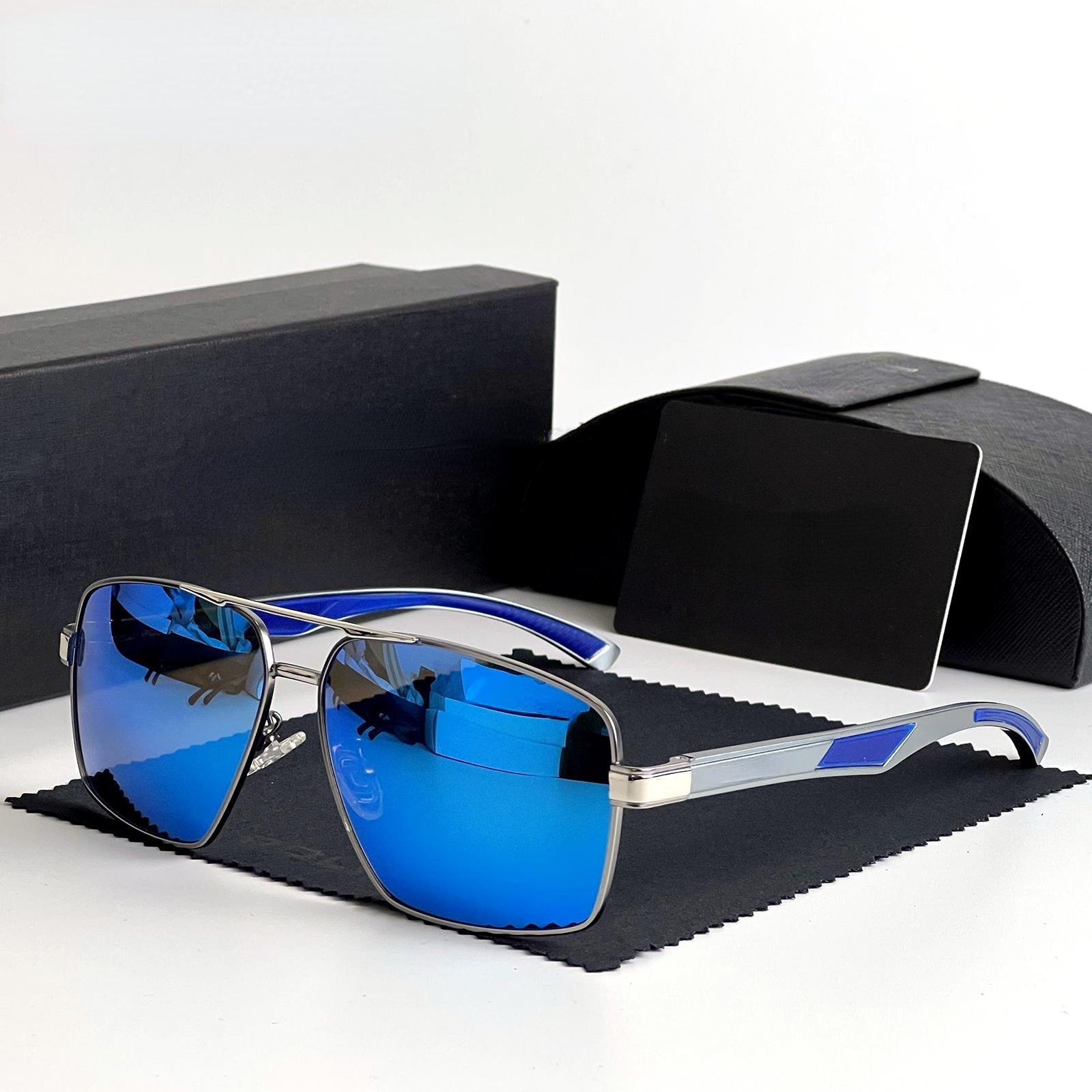 Classic Square Sunglasses Man Brand Designer Driving Gradient Sun Gla –  Jollynova