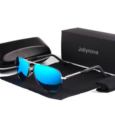 Men's Vintage Aluminum Polarized Sunglasses Classic Brand Coating