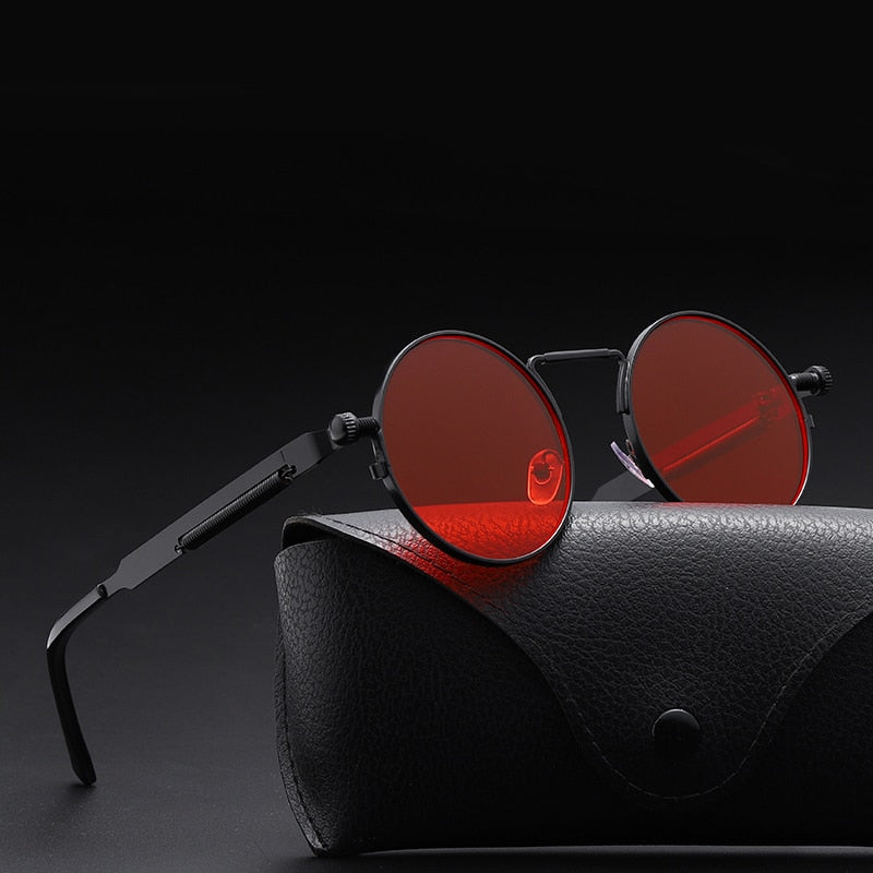 Men's Classic Gothic Steampunk Sunglasses Polarized Brand Designer