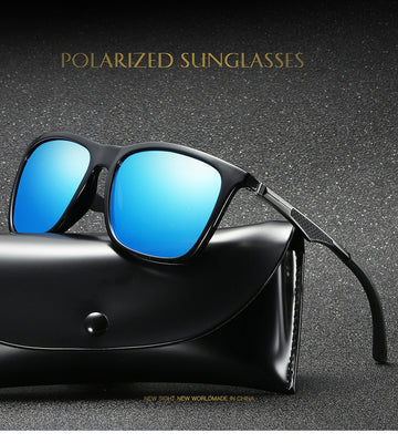 Jollynova Men Polarized Square Driving Sunglasses