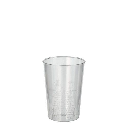 170ml 6 Oz Small Clear Plastic Water Cups / Small Disposable Cups 8.5cm  Height