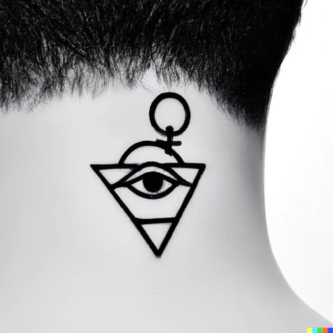 16 Pretty Back of the Neck Tattoos That Have Us Obsessed PHOTOS  Eye  tattoo Neck tattoo Tattoos