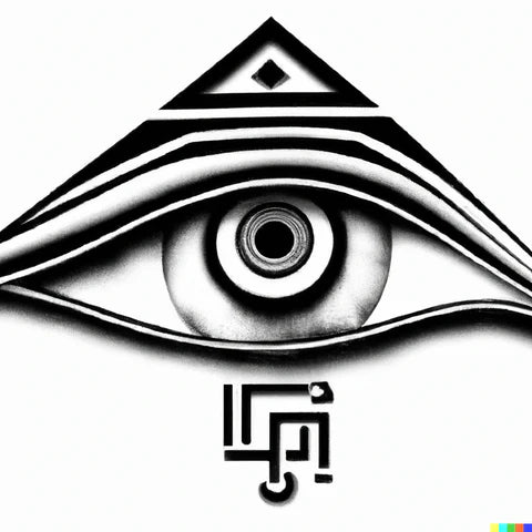 Eye of Horus Ancient Egyptian Symbol Tattoo Stock Illustration -  Illustration of gold, history: 237319553