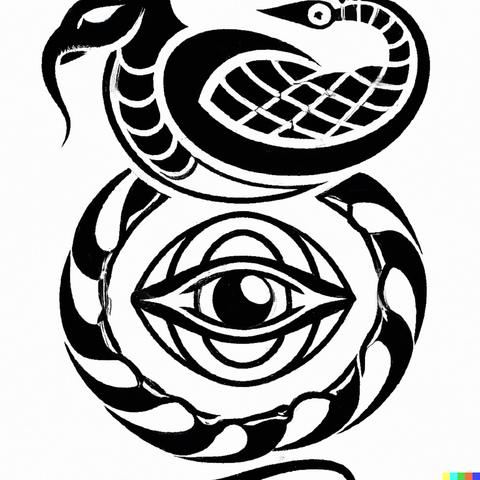 ouroboros eye of horus tattoo