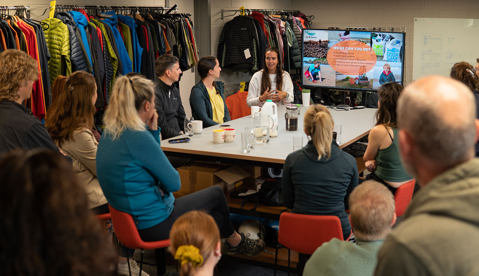 2 minute foundation talk at Montane HQ