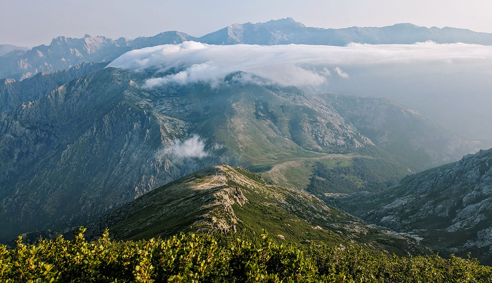 Mountain views on the GR20