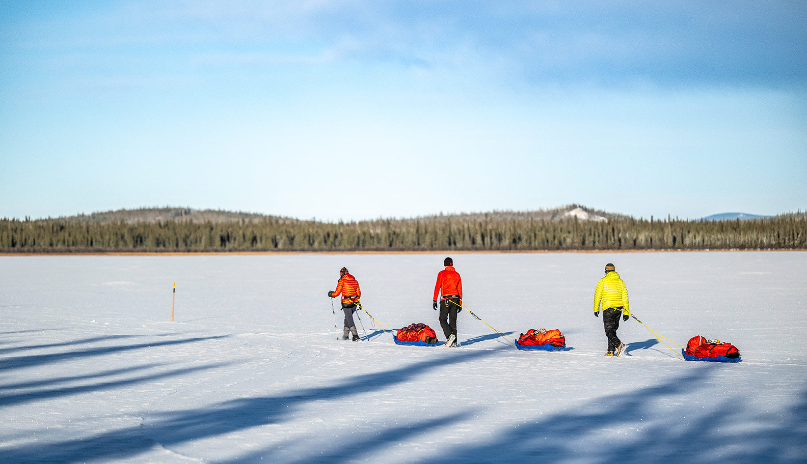 Montane anti freeze down jackets on the Yukon Arctic Ultra