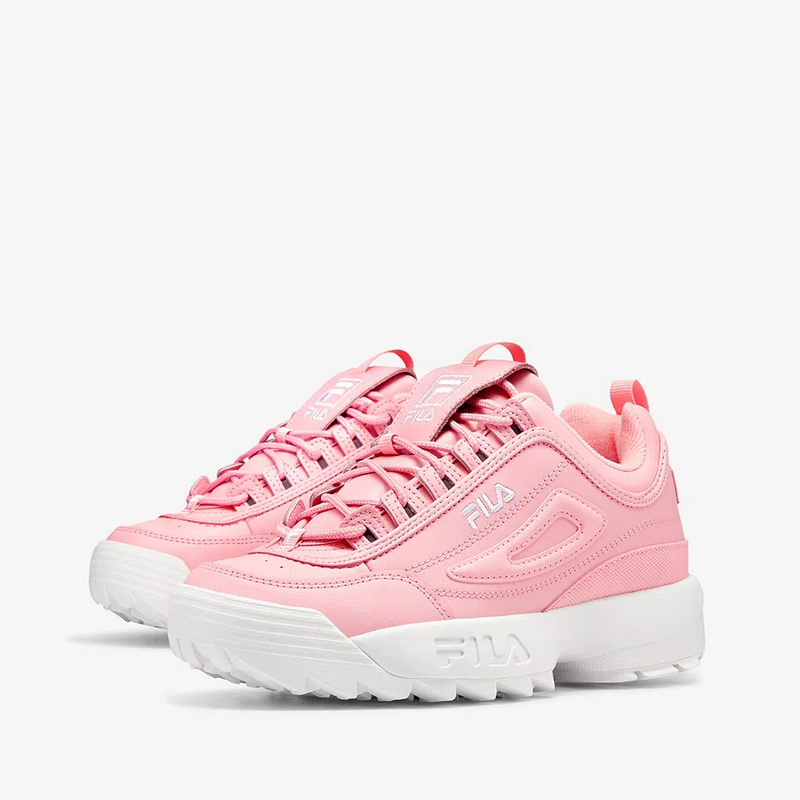 Tenis Fila Disruptor II Rosa Blanco de SNEAKERS