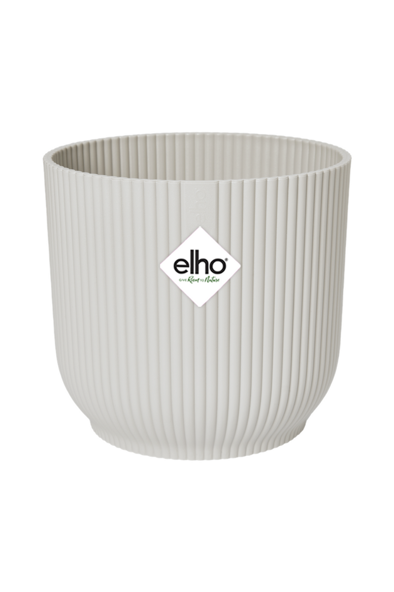 Wetenschap bedrijf Rot Bloempot Elho Vibes Fold rond 18 cm Silky White - Elho - Bloempot