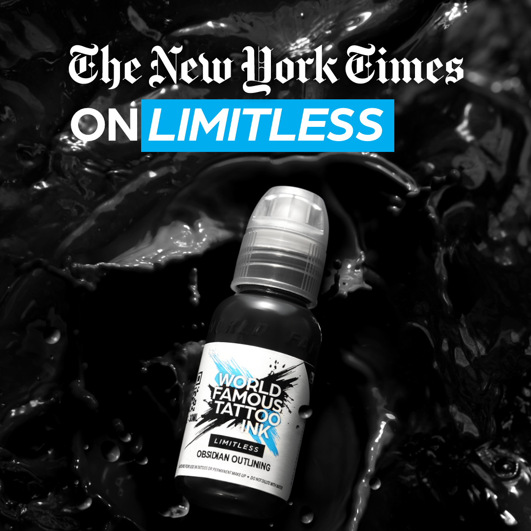 World Famous Ink adapted to REACH by developing LIMITLESS, supporting tattoo artistis in Europe.